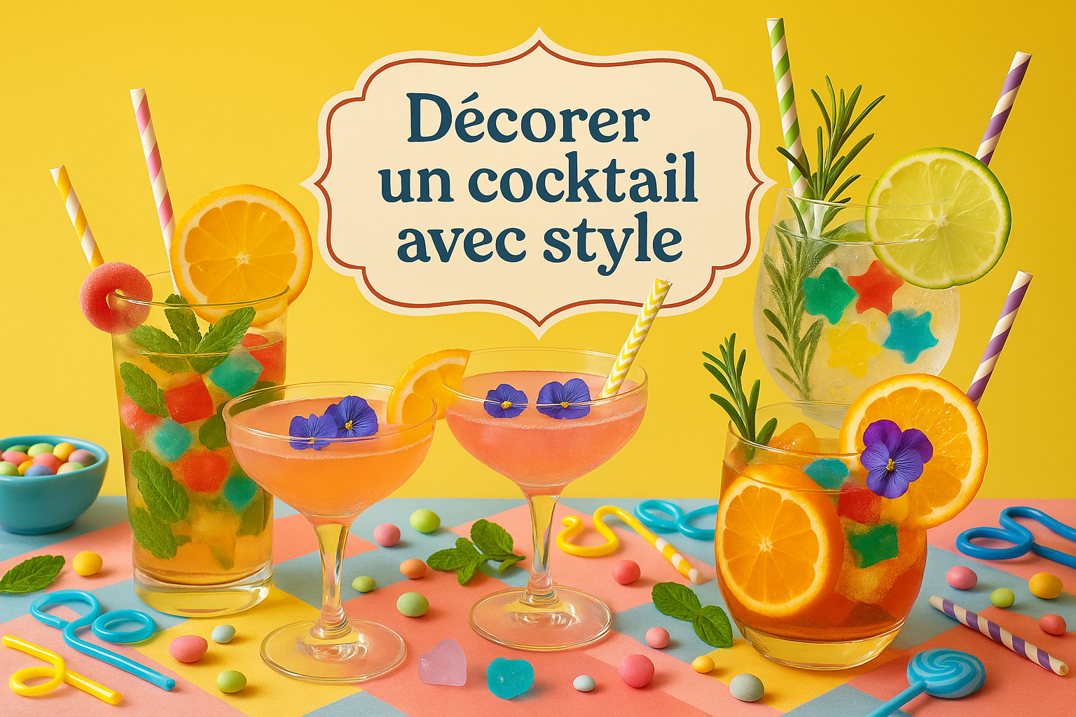 Idées et astuces pour décorer un cocktail avec style