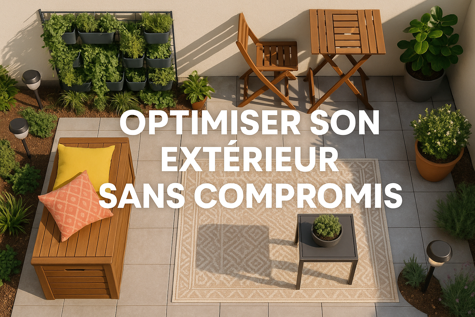 Optimiser son extérieur sans compromis : allier style, gain de place et entretien facile