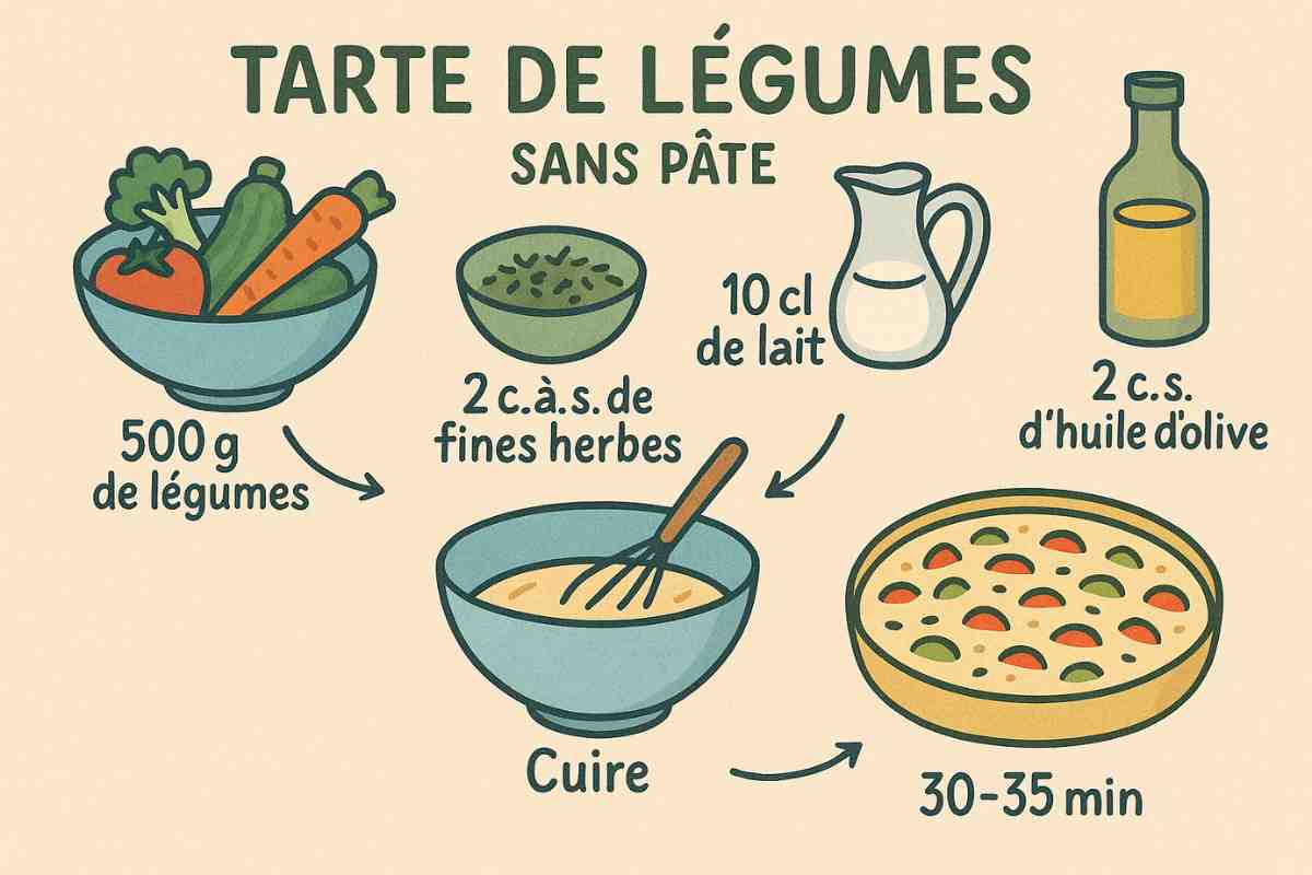 Tarte aux légumes sans pâte : la recette healthy qui change tout