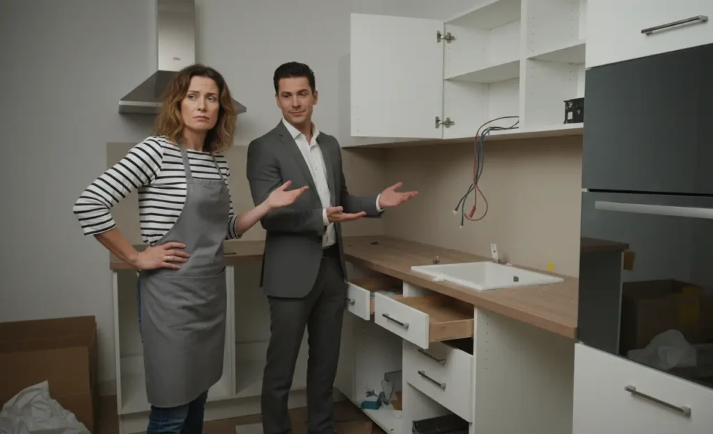 cuisiniste &agrave; &eacute;viter attention