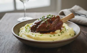 accompagnement souris d'agneau mise en avant