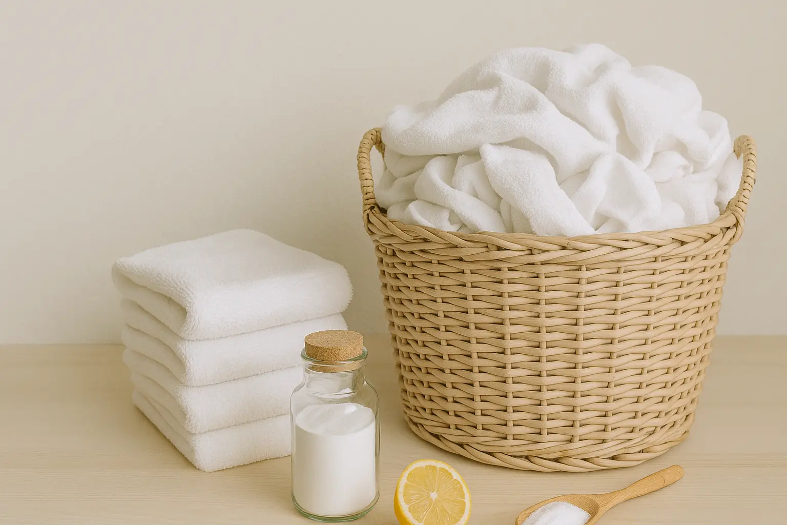Linge jauni ou terne ? Voici comment le blanchir naturellement et efficacement