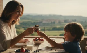 mise en avant kinder italien