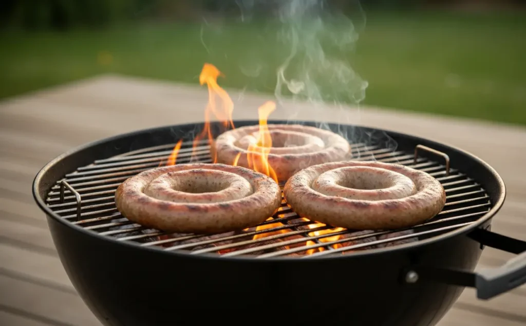 cuisson barbecue saucisse de toulouse