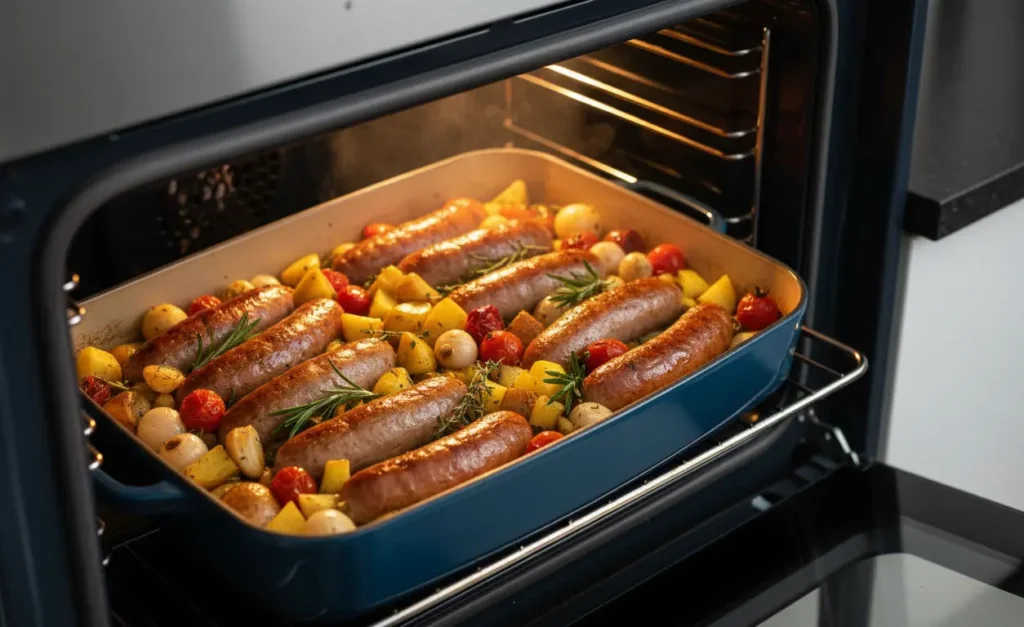 cuisson four saucisse de toulouse