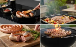 mise en avant cuisson saucisse de toulouse