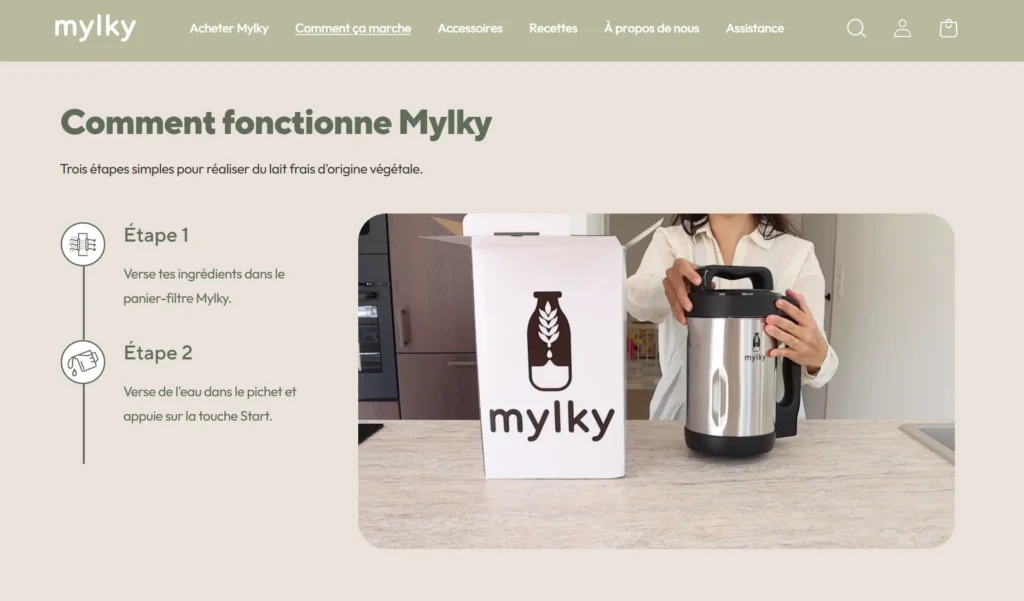 mylky comment &ccedil;a marche