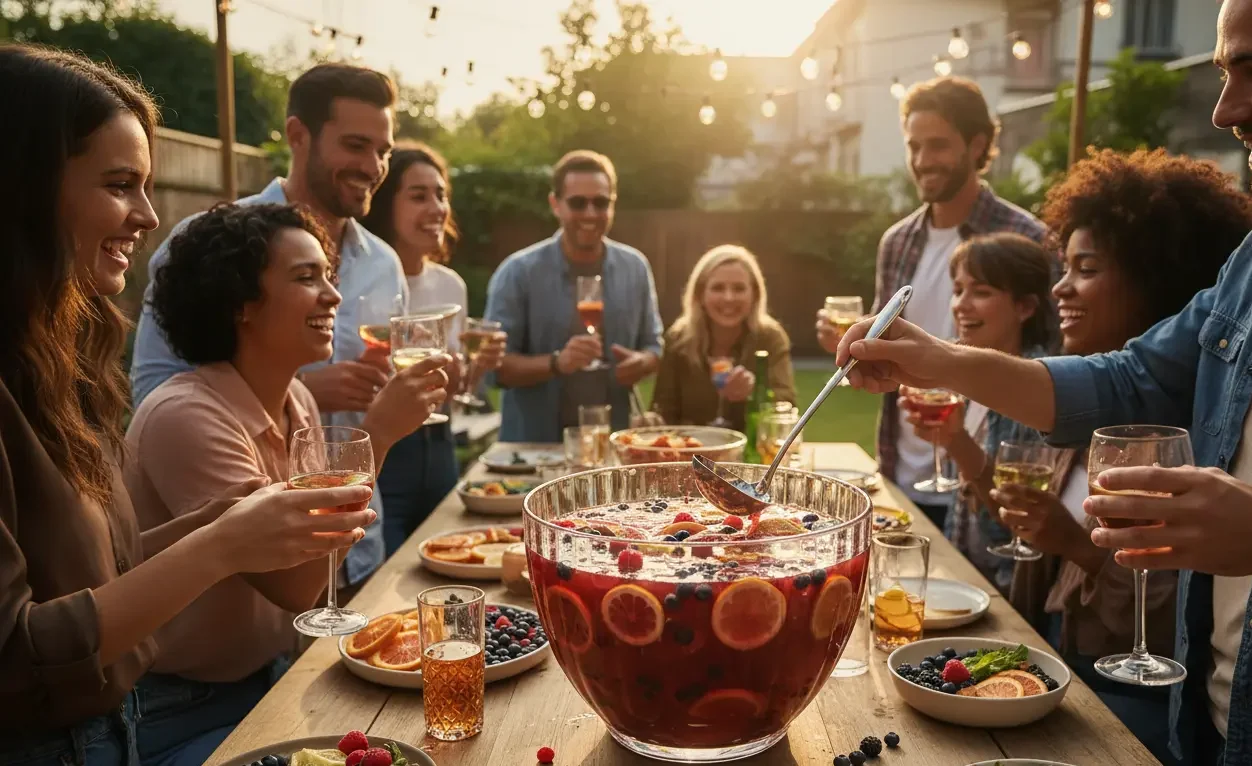 Punch pour 30 personnes : combien de litres prévoir ?