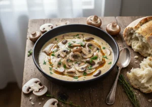 comment faire une sauce au champignons mise en avant