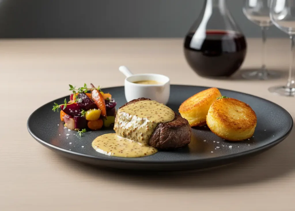 cromesqui filet mignon sauce moutarde