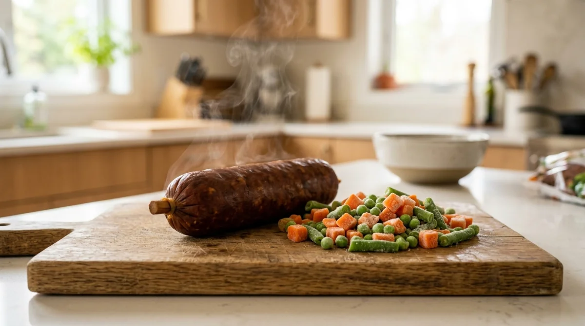 quel l&eacute;gumes avec saucisse de morteau