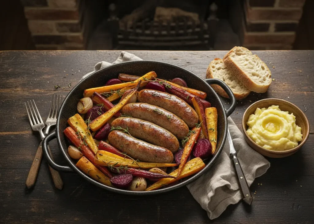 l&eacute;gumes d hiver saucisse