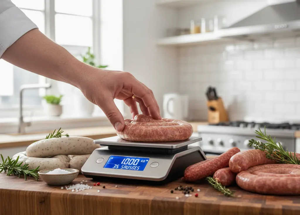 pes&eacute;e saucisse