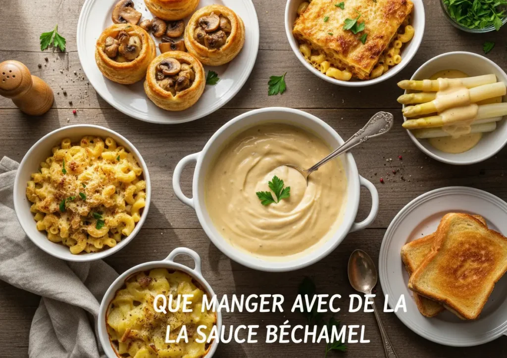 que manger avec de la sauce béchamel mise en avant