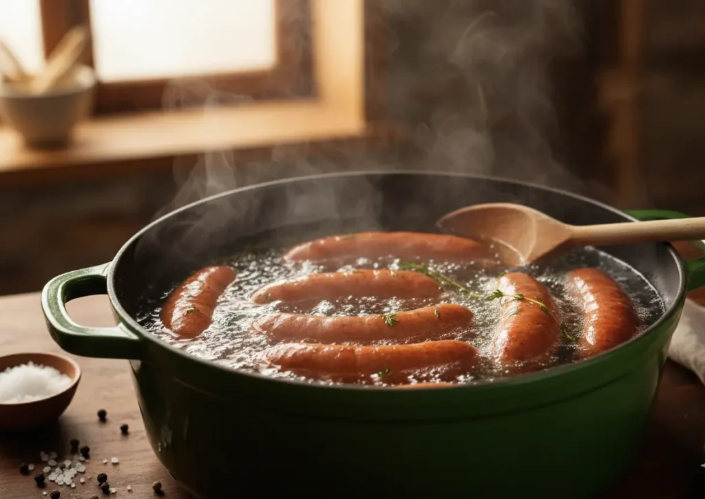 saucisse &agrave; la casserole