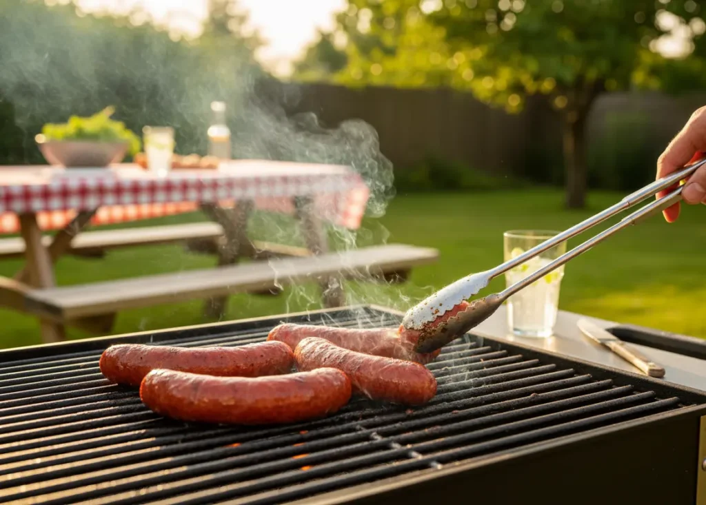 saucisse fumees barbecue