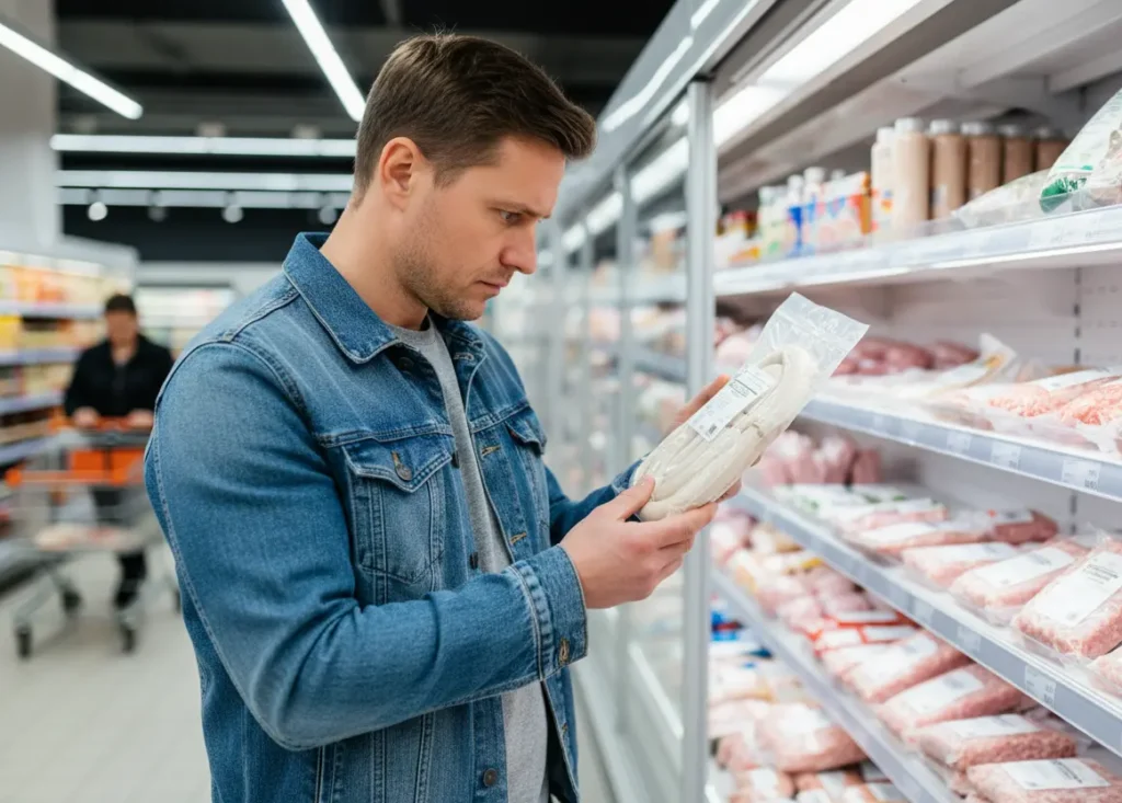 saucisse rayon supermarch&eacute;