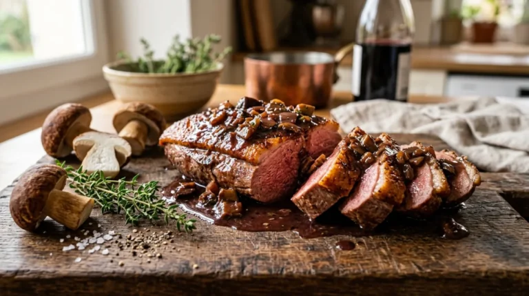 magret sauce cepes vin rouge 28c1