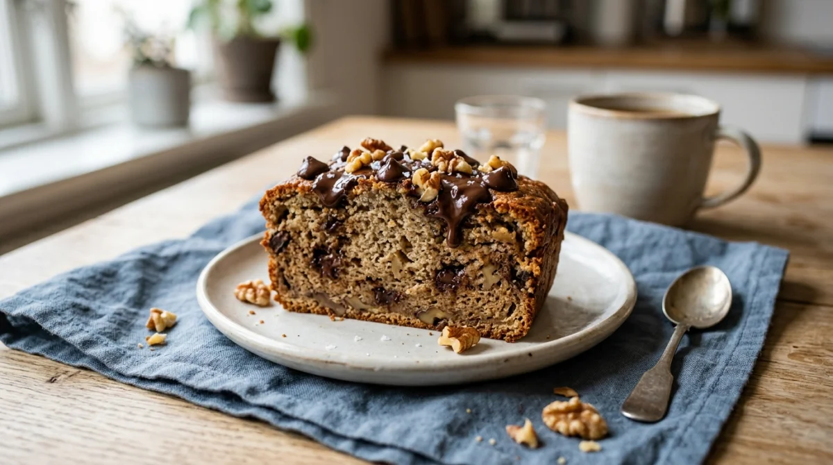 Recette de banana bread sans sucre facile et moelleux