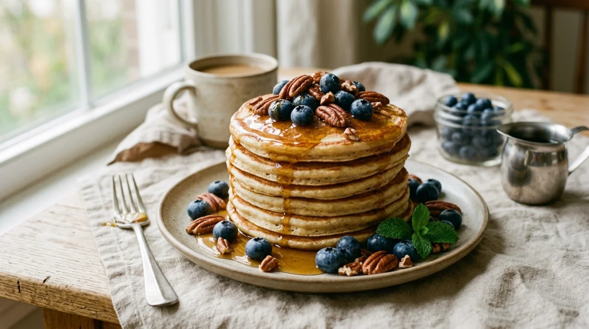 Recette de pancakes vegan moelleux et facile